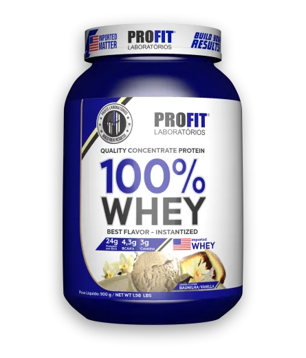Proteína Profit 100% Whey - 900g