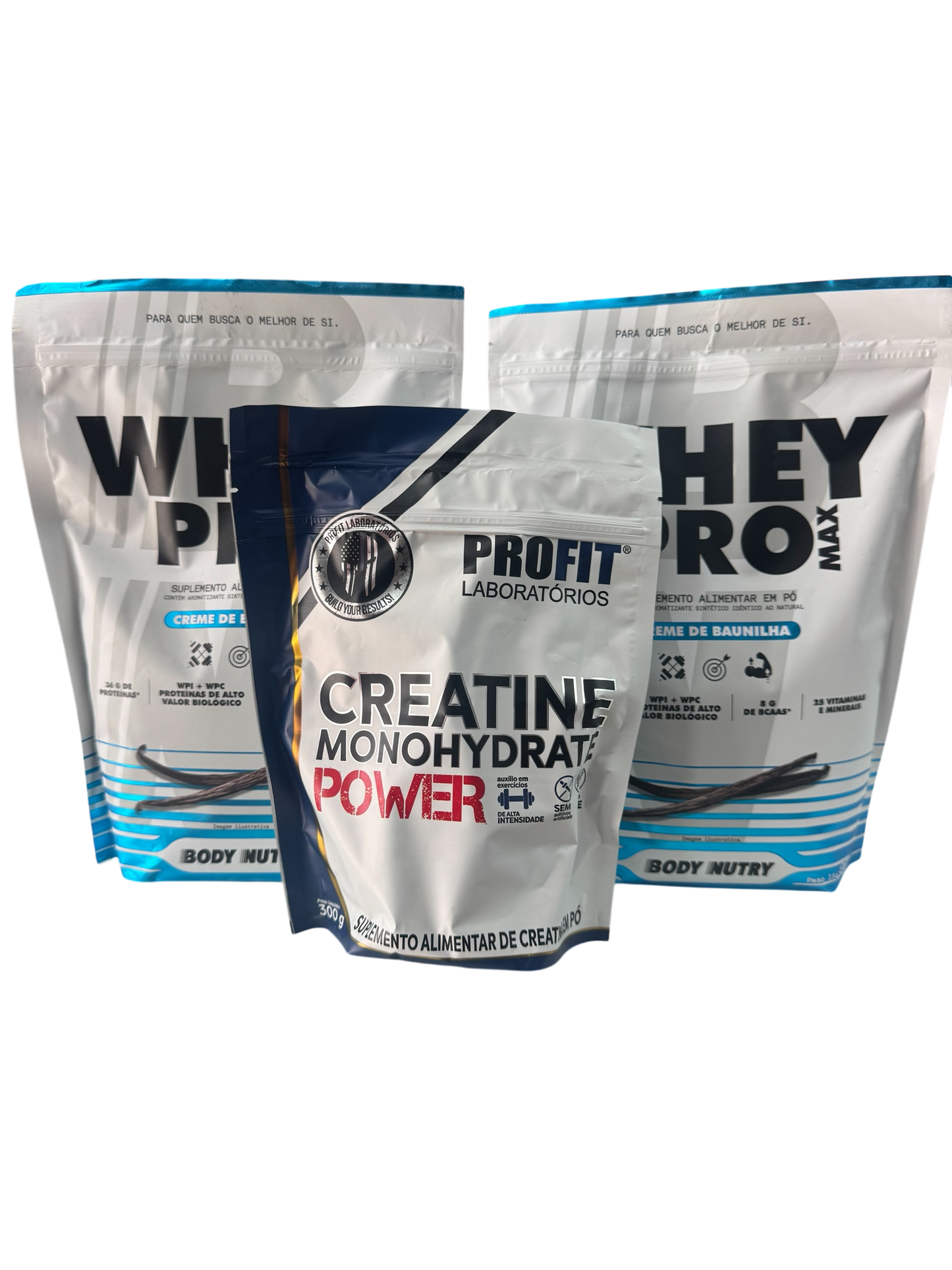 Combo Fitness - Proteina Body Nutry 900g x2 + Creatina profit 300g