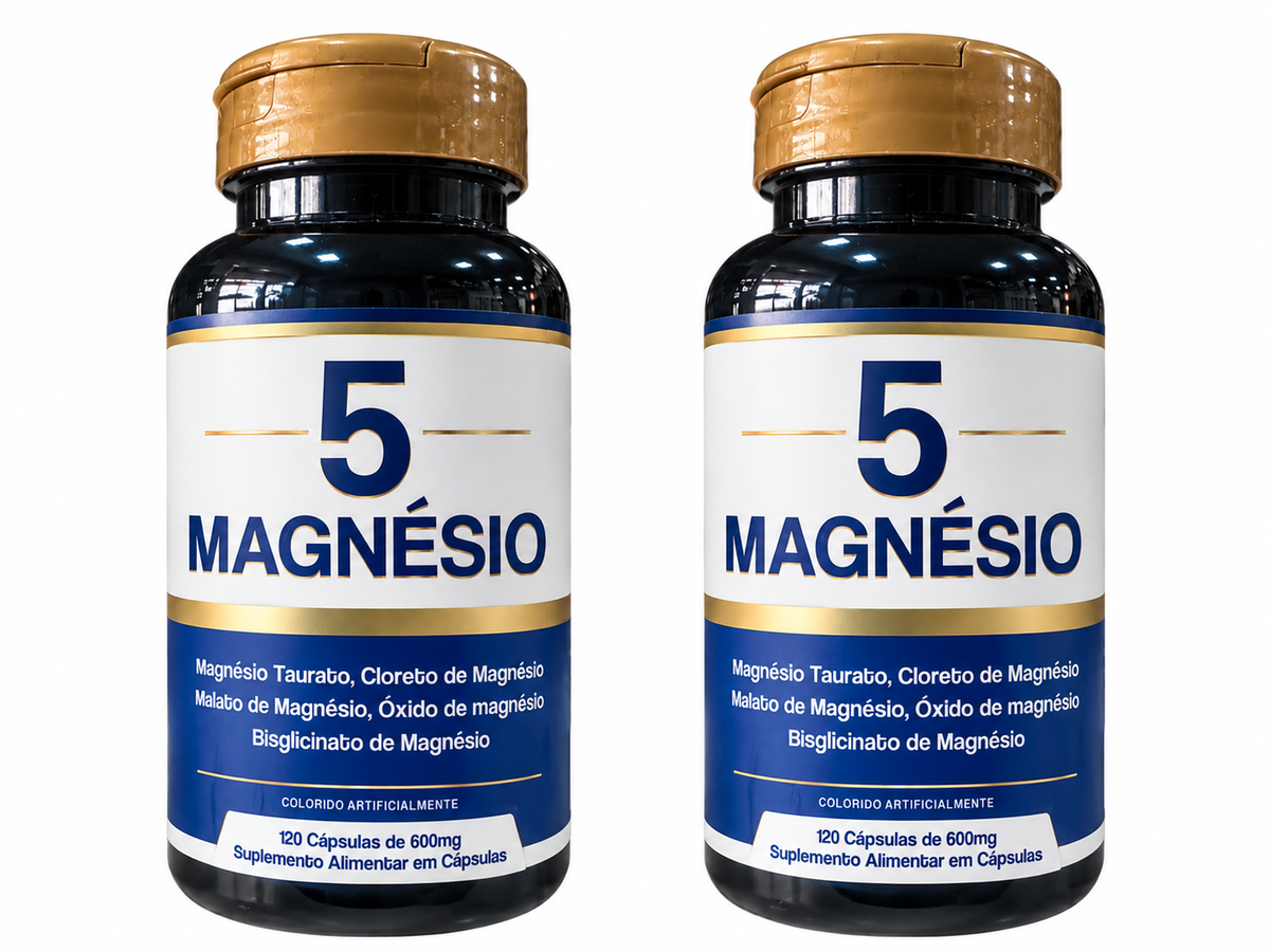 5 Magnesios – 120 cápsulas x2