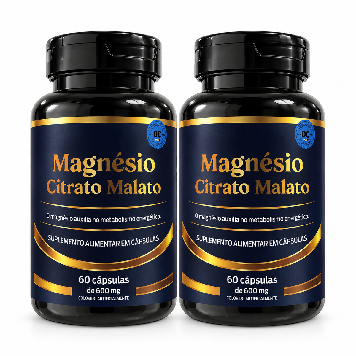 Citrato de Magnesio – 60 Cápsulas x2