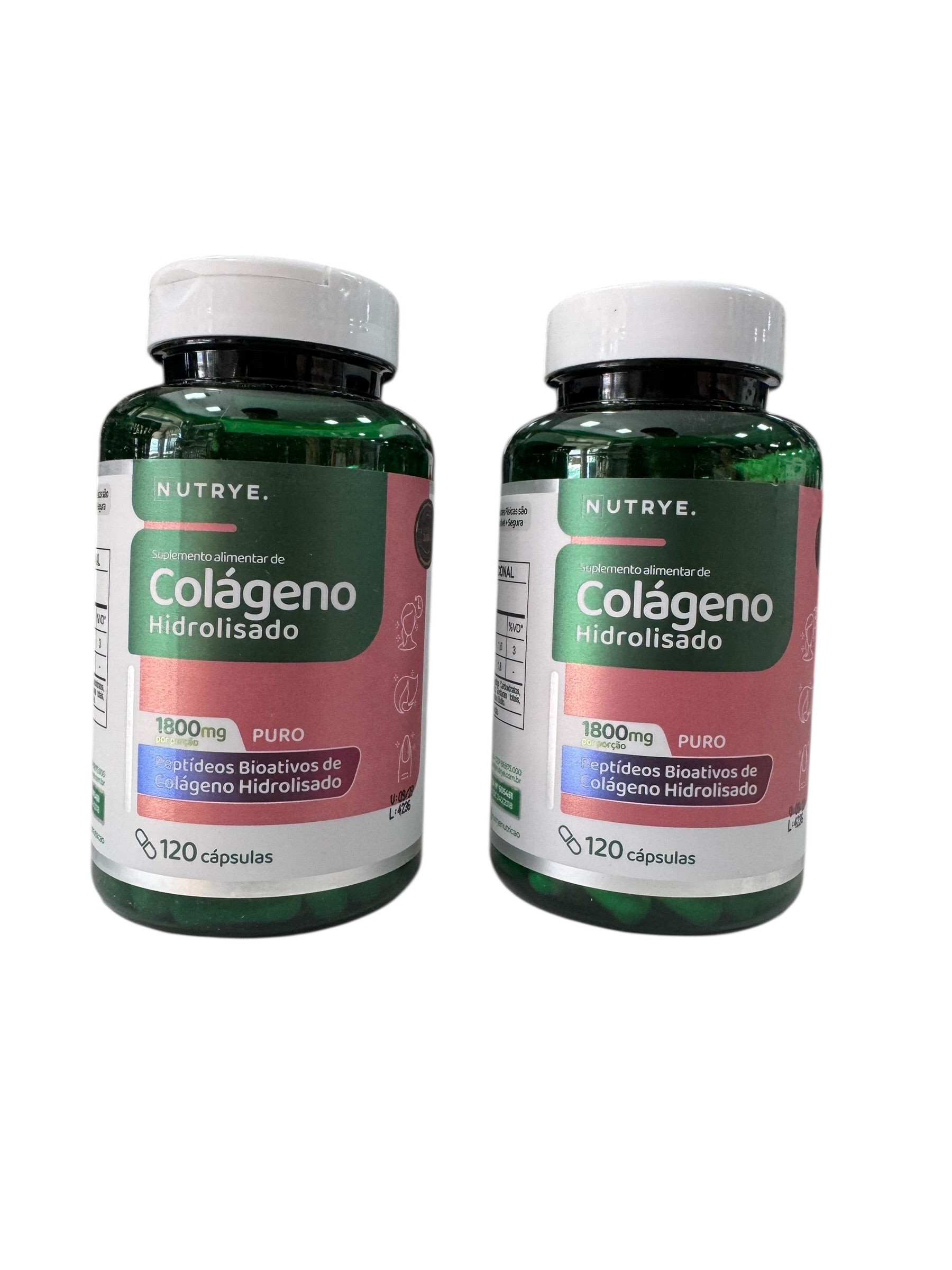 Colágeno Hidrolisado - Nutrye 120 capsulas x2