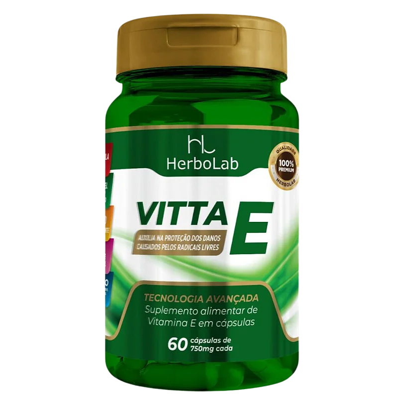Vitamina E - HerboLab 60 capsulas